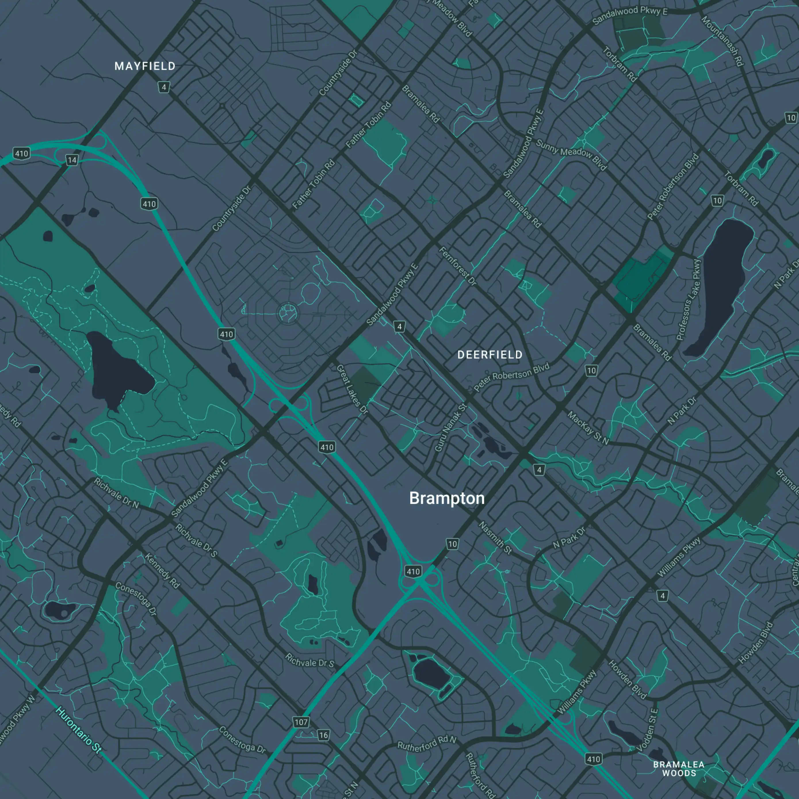 background map